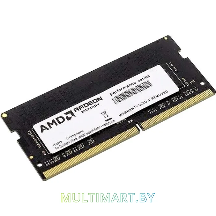Оперативная память AMD 8GB DDR4 SODIMM PC4-17000 (R748G2133S2S-UO)